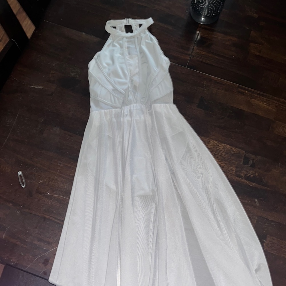 grey dance costume